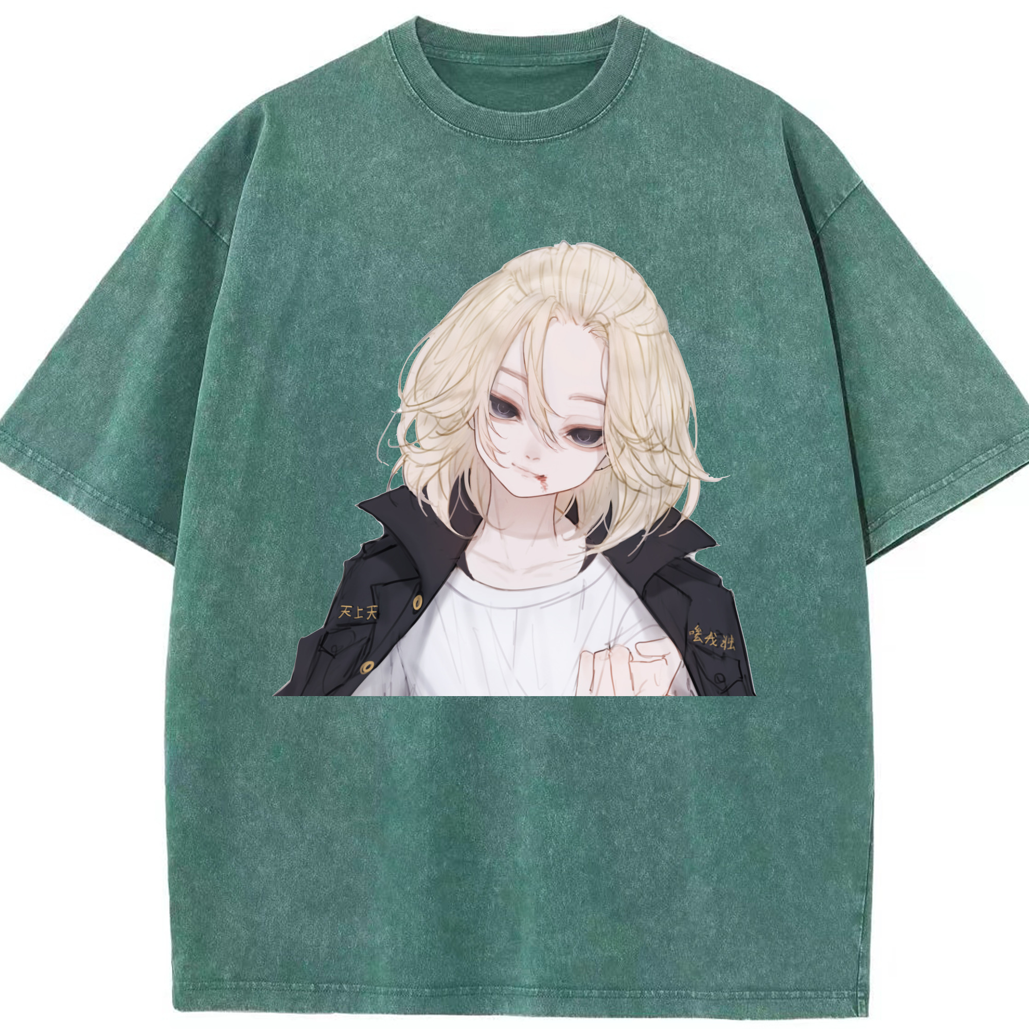 （画像用） 東京リベンジャーズ Tokyo Revengers 綿100% ヴィンテージ風 半袖Tシャツ（フロントプリント）